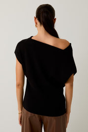 Drift Cowl Neck Knit Top