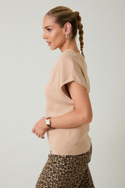 Drift Cowl Neck Knit Top