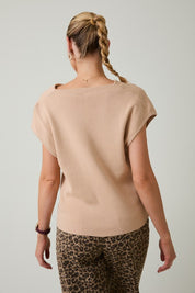 Drift Cowl Neck Knit Top