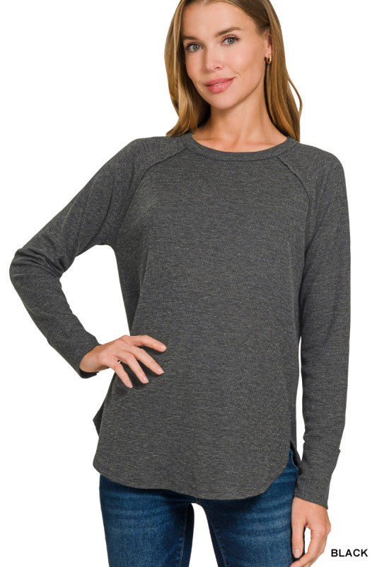 Rhea Waffle Long Sleeve