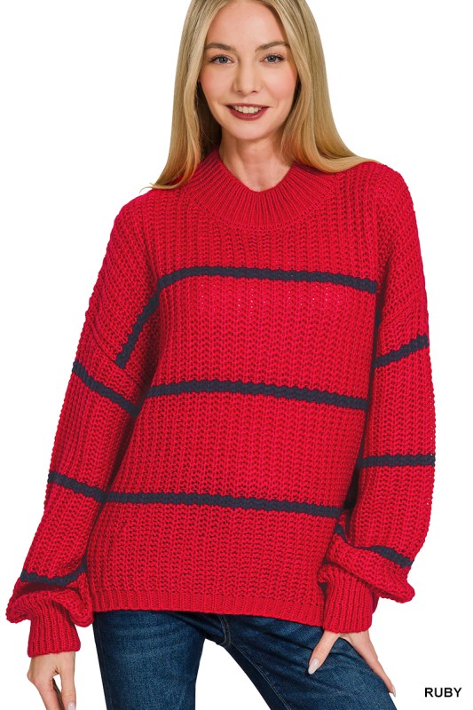 Horizon Oversized Striped Sweater