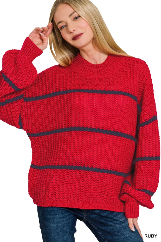 Horizon Oversized Striped Sweater