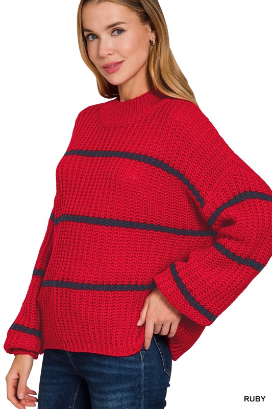 Horizon Oversized Striped Sweater