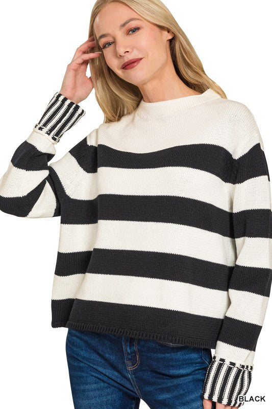 Horizon Striped Boxy Sweater