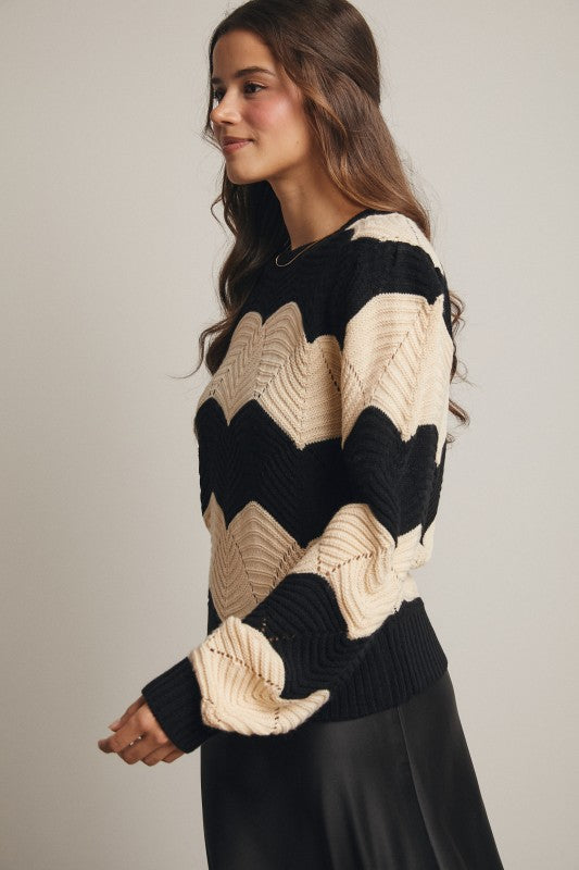 Tidal Wave Knit Pullover