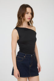 Sloane Asymmetrical Knit Top