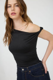 Sloane Asymmetrical Knit Top