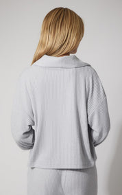 Arden Rib Knit Half-Zip Pullover