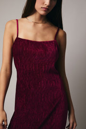 Vienna Velvet Midi Dress