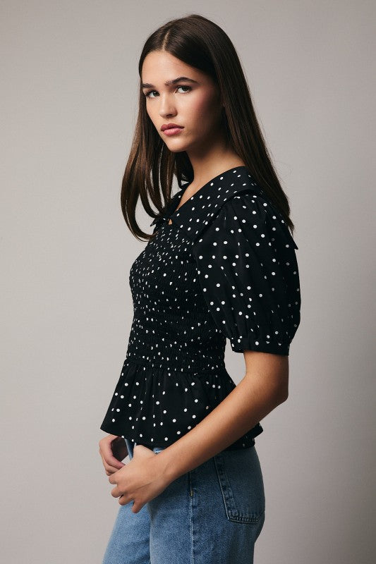 Clara Dot Blouse