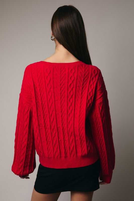 Amara Velvet Tie Cardigan