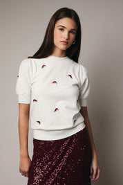 Holly Mock Neck Knit Top