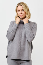 Cozy Turtleneck Knit Pullover