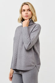 Cozy Turtleneck Knit Pullover