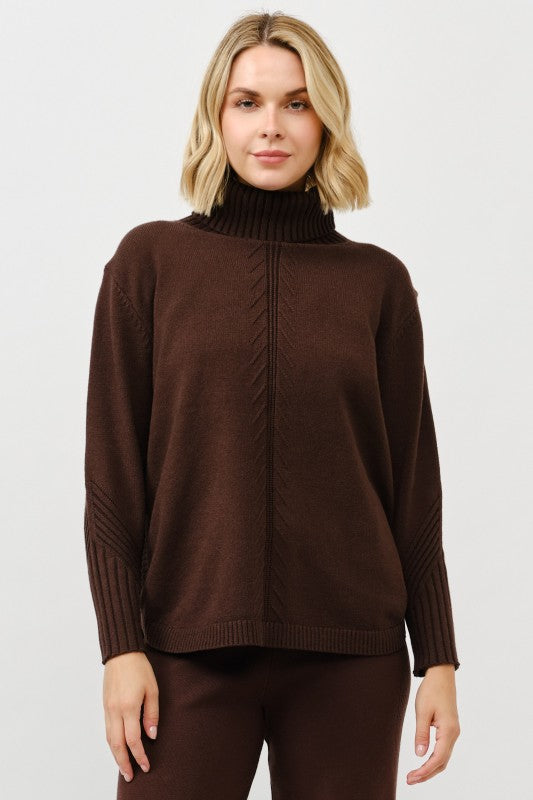 Cozy Turtleneck Knit Pullover