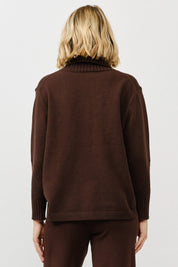 Cozy Turtleneck Knit Pullover