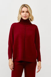 Cozy Turtleneck Knit Pullover