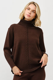 Cozy Turtleneck Knit Pullover