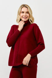 Cozy Turtleneck Knit Pullover