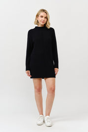 Mock Neck Sweater Dress