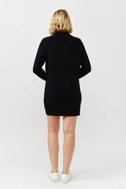 Mock Neck Sweater Dress