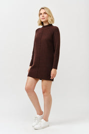 Mock Neck Sweater Dress