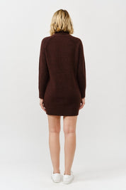 Mock Neck Sweater Dress