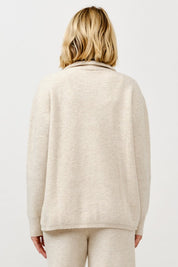 Maris Zip-Up Pullover Sweater