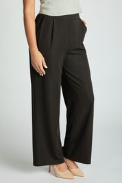 Harbor Waffle Trouser showing polished comfort with a flattering bootcut silhouette in a relaxed style.