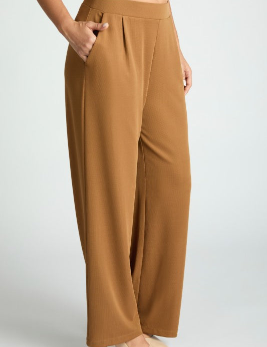 Image of Harbor Waffle Trouser, stylish and comfortable waffle trousers for women, featuring a flattering bootcut silhouette.