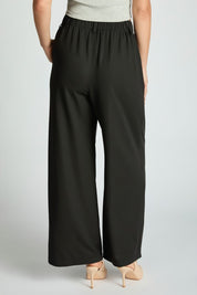 Lennon Wide-Leg Pleated Trousers