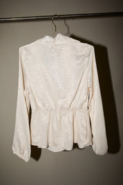 Elara Shirred Surplice Top