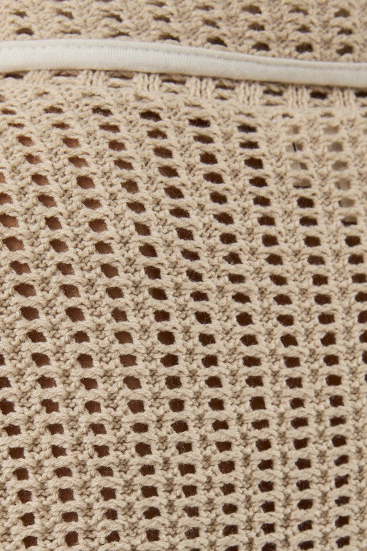 Seaside Zip Knit Top