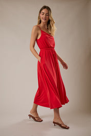 Sunset Slip Midi Dress