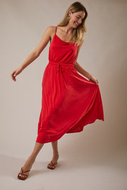 Sunset Slip Midi Dress