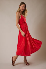 Sunset Slip Midi Dress