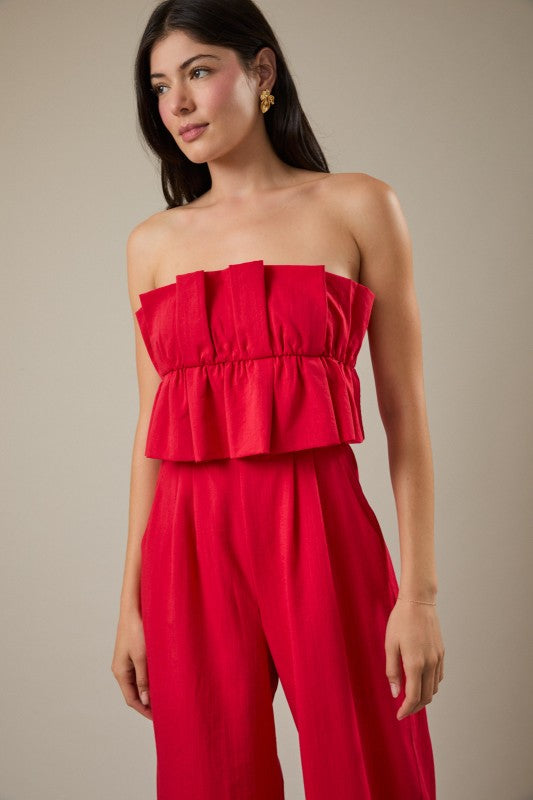 Celine Ruffle Jumpsuit