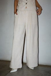 Amalfi Pleated Wide Leg Trouser