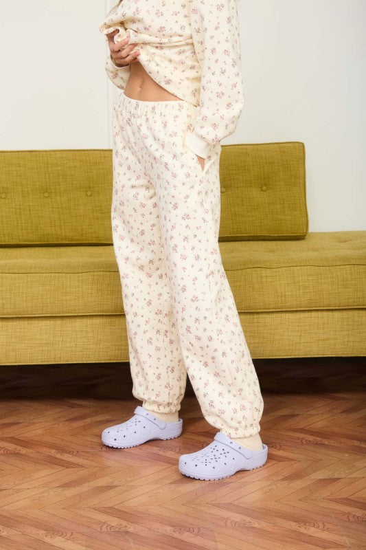 Meadow Bloom Knit Joggers
