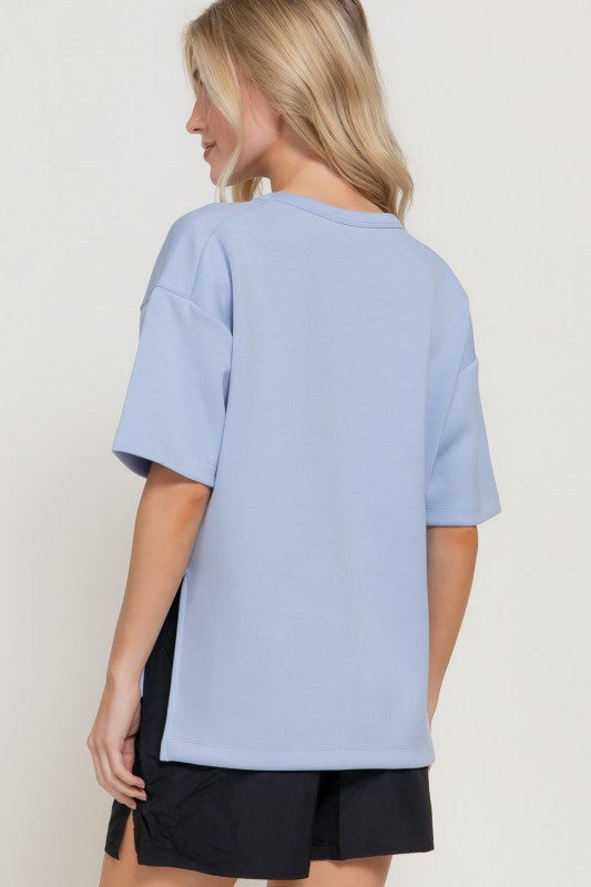 Rowan Oversized Scuba Knit Top