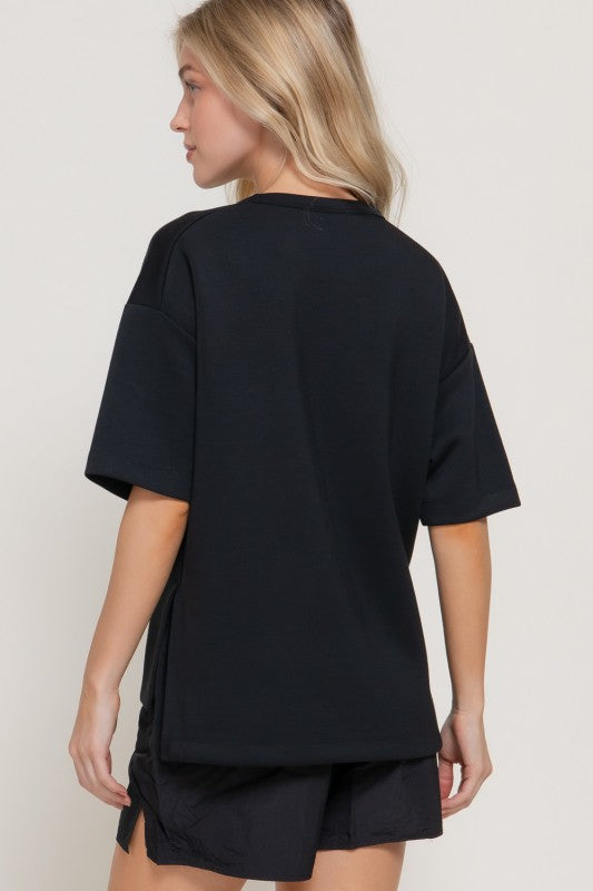 Rowan Oversized Scuba Knit Top