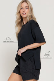 Rowan Oversized Scuba Knit Top