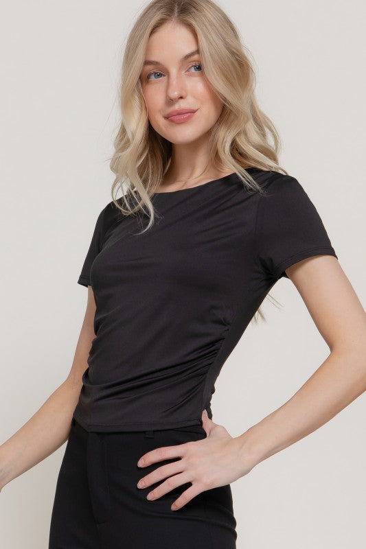 Sienna Ruched Knit Top