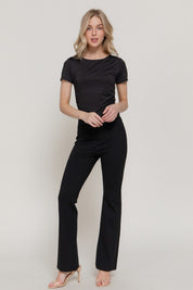 Sienna Ruched Knit Top