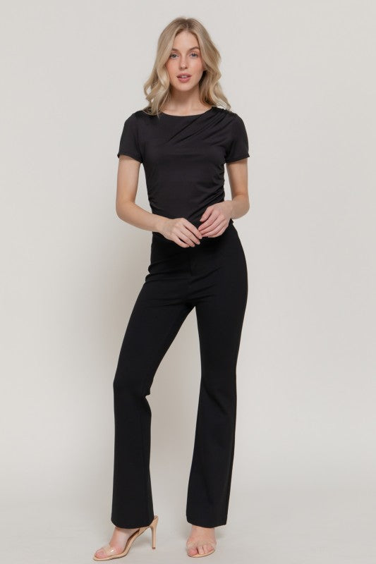 Sienna Ruched Knit Top