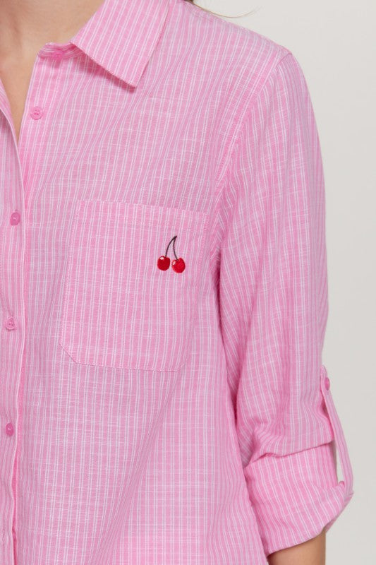 Cherry Lane Stripe Shirt