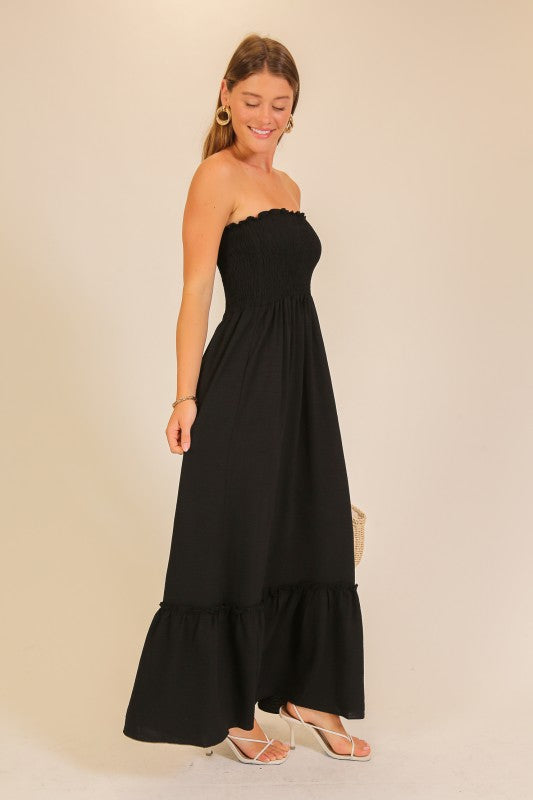 Santorini Smocked Maxi Dress