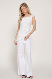 Elowen Asymmetrical Knit Top