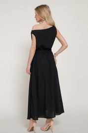 Valencia One-Shoulder Midi Dress