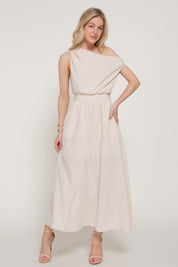 Valencia One-Shoulder Midi Dress